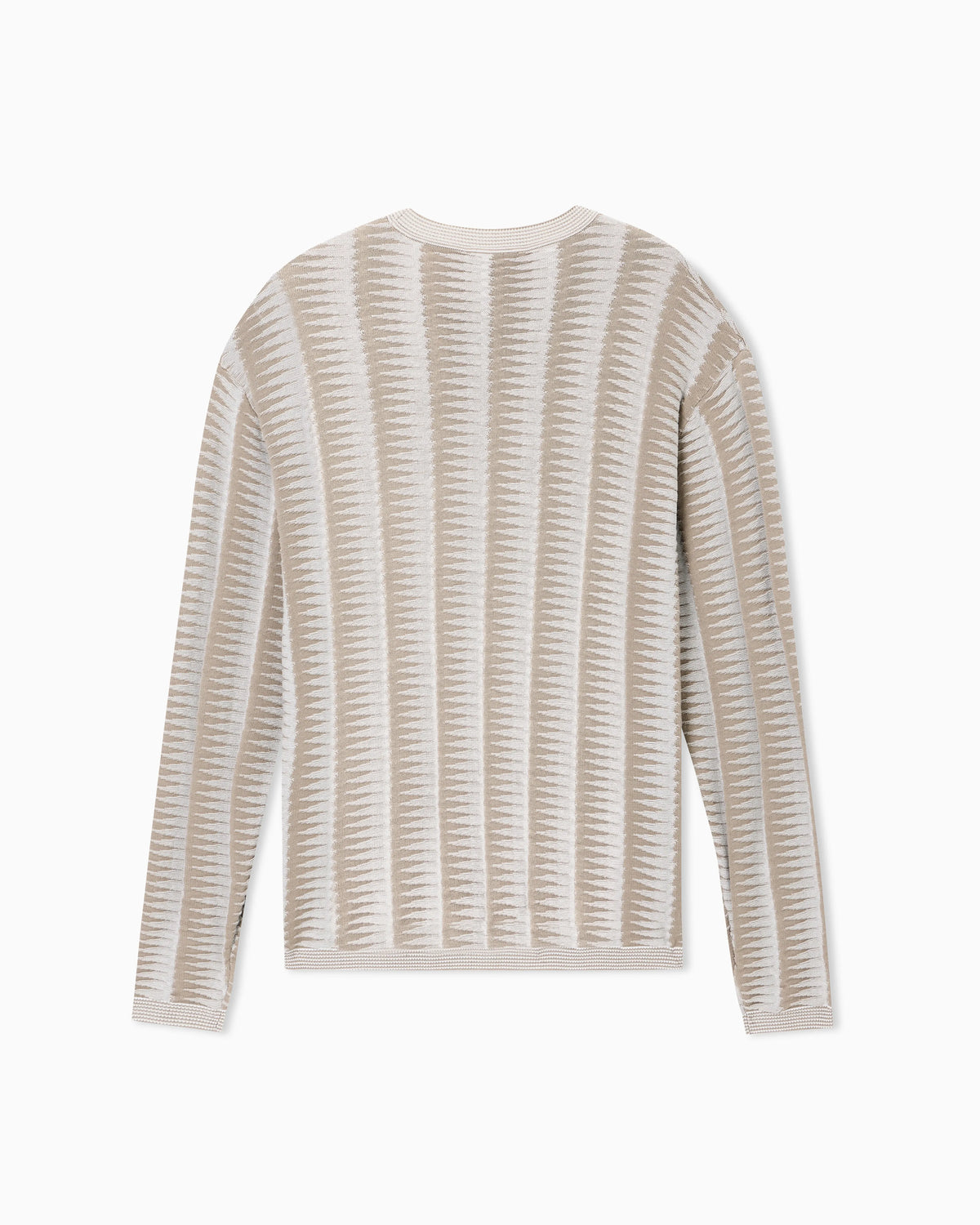 Jumper with two-tone jacquard design