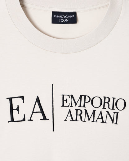 Jersey t-shirt in interlock cotton with logo Capsule Icon