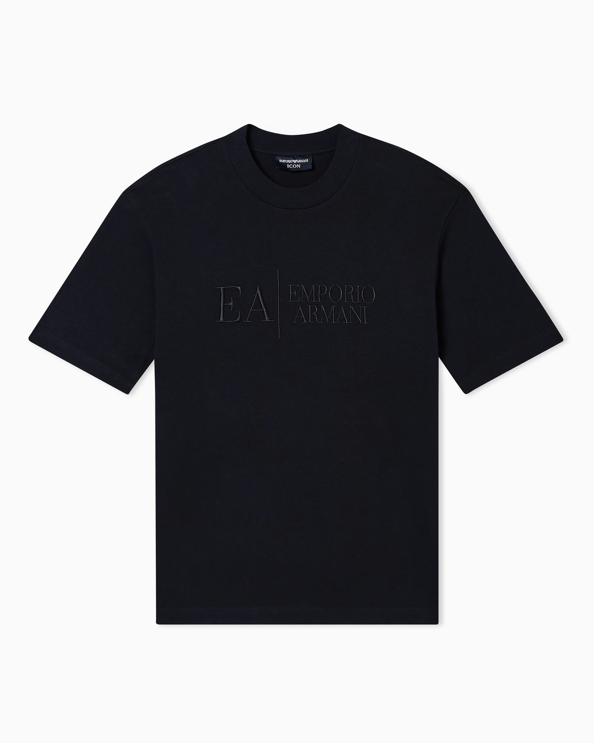 Jersey t-shirt in interlock cotton with logo Capsule Icon