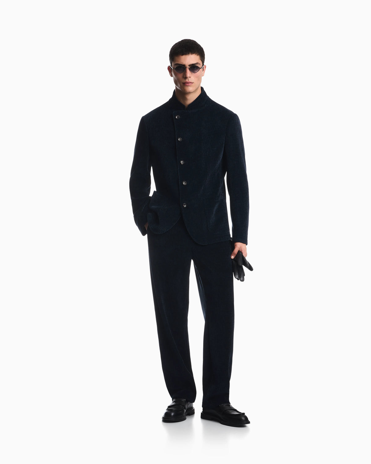 Signature Capsule Collection ribbed chenille jacket
