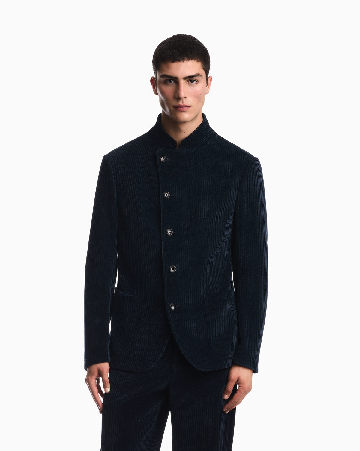 Signature Capsule Collection ribbed chenille jacket