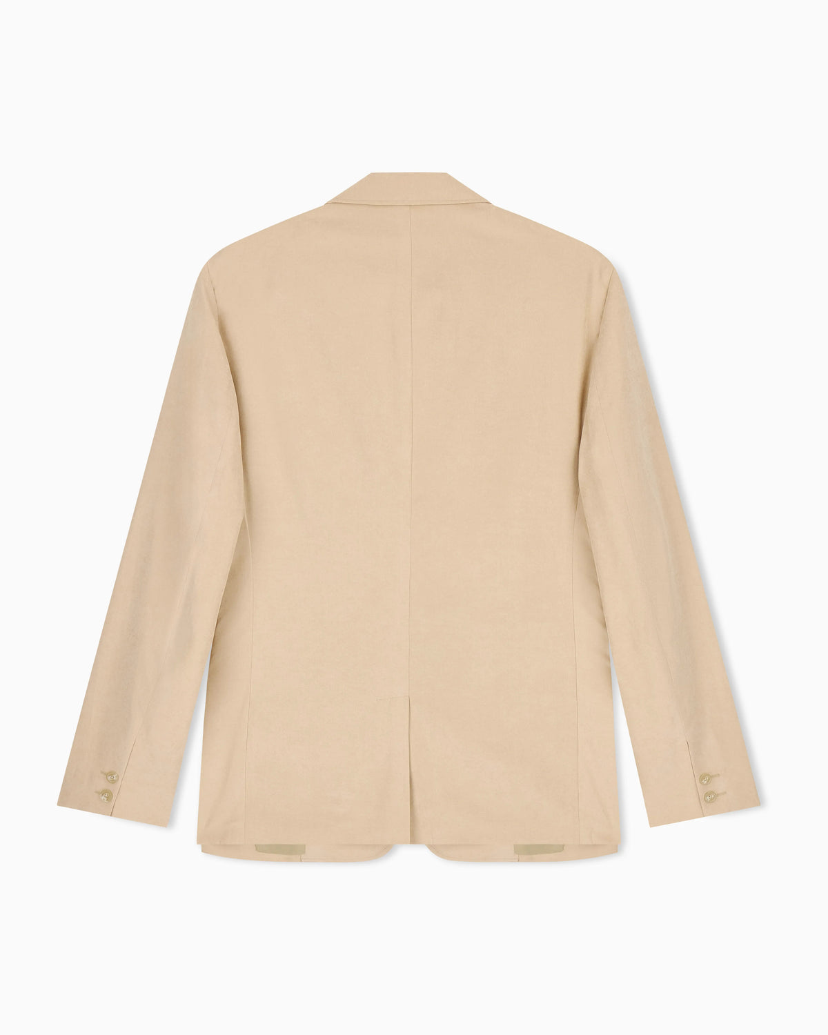 Single-breasted jacket in cupro-feel twill