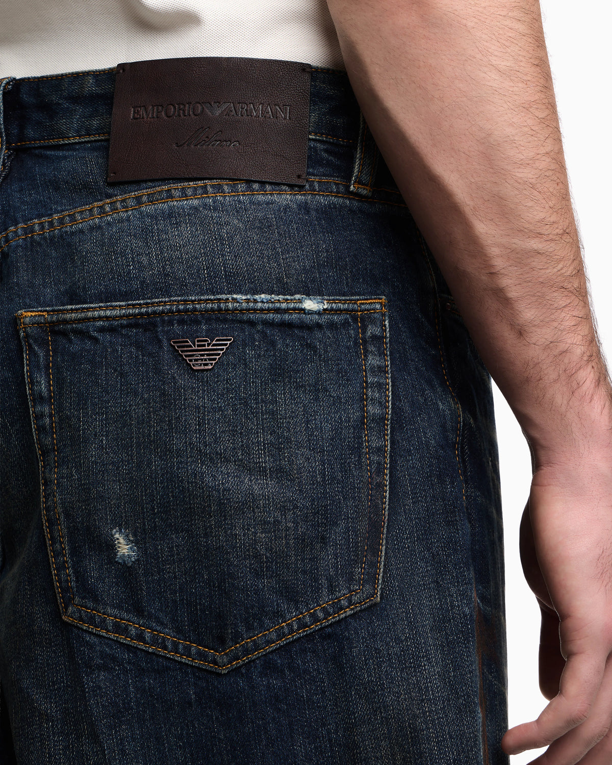 J22 regular-fit, stiff-denim jeans