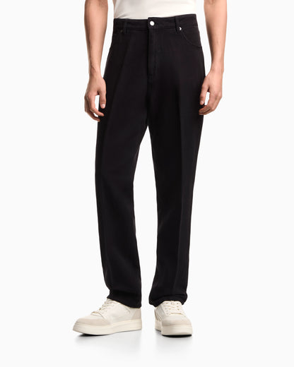 Denim Capsule Collection J22 regular-fit hemp-blend bull jeans