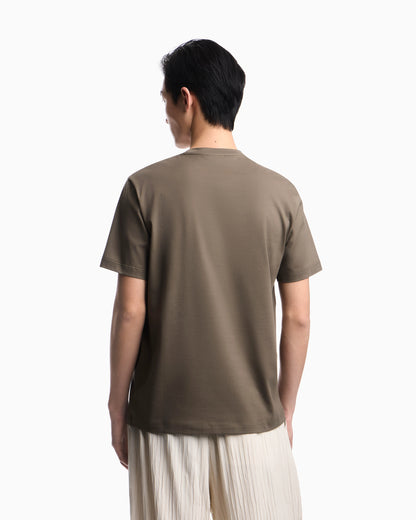 Jersey T-shirt with tribal print
