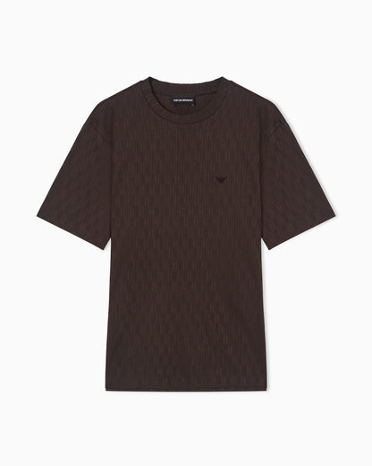 Jacquard jersey jumper