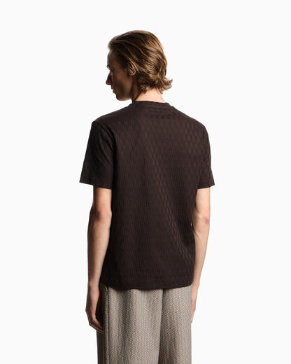 Jacquard jersey jumper