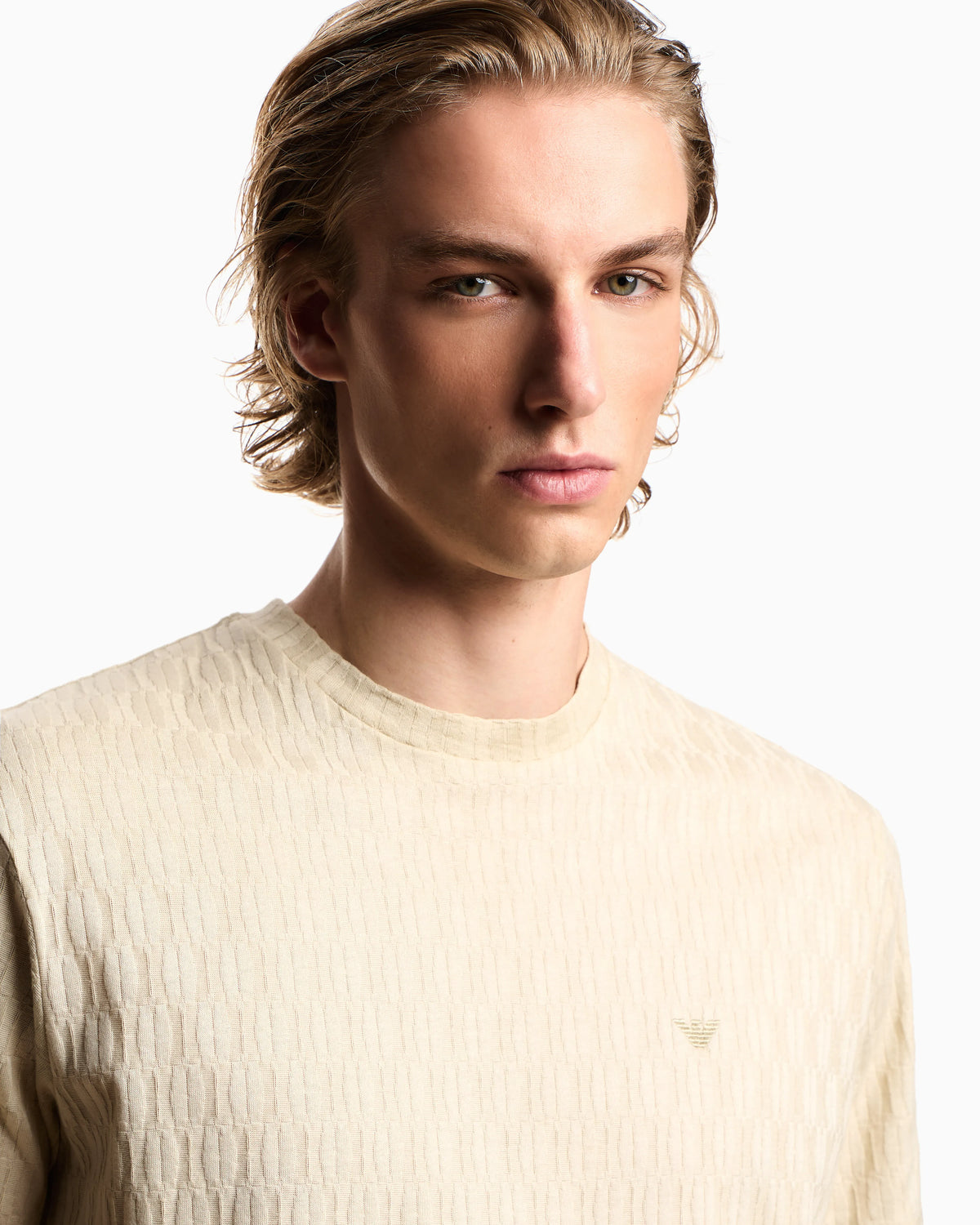 Jacquard jersey jumper