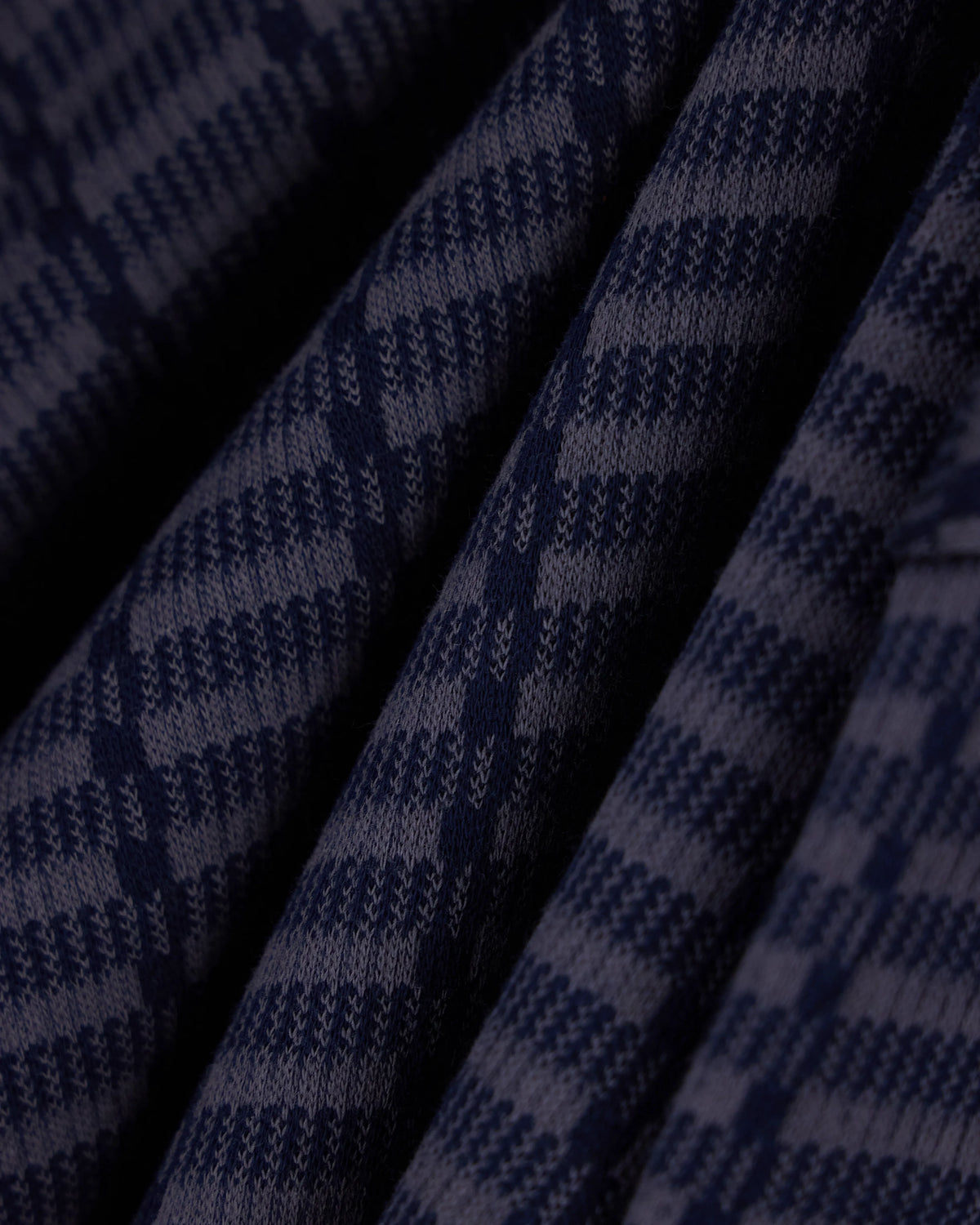Jersey jacquard knit-effect T-shirt