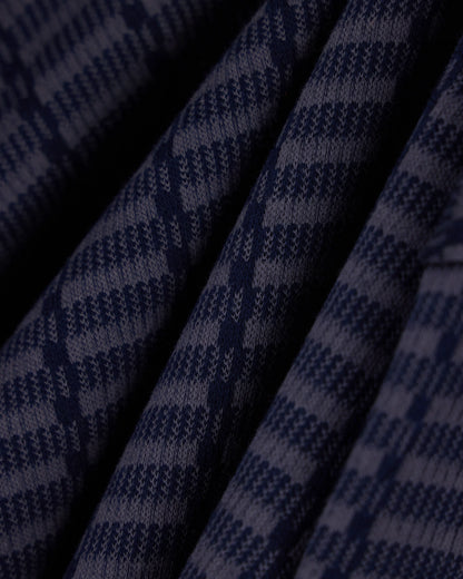 Jersey jacquard knit-effect T-shirt