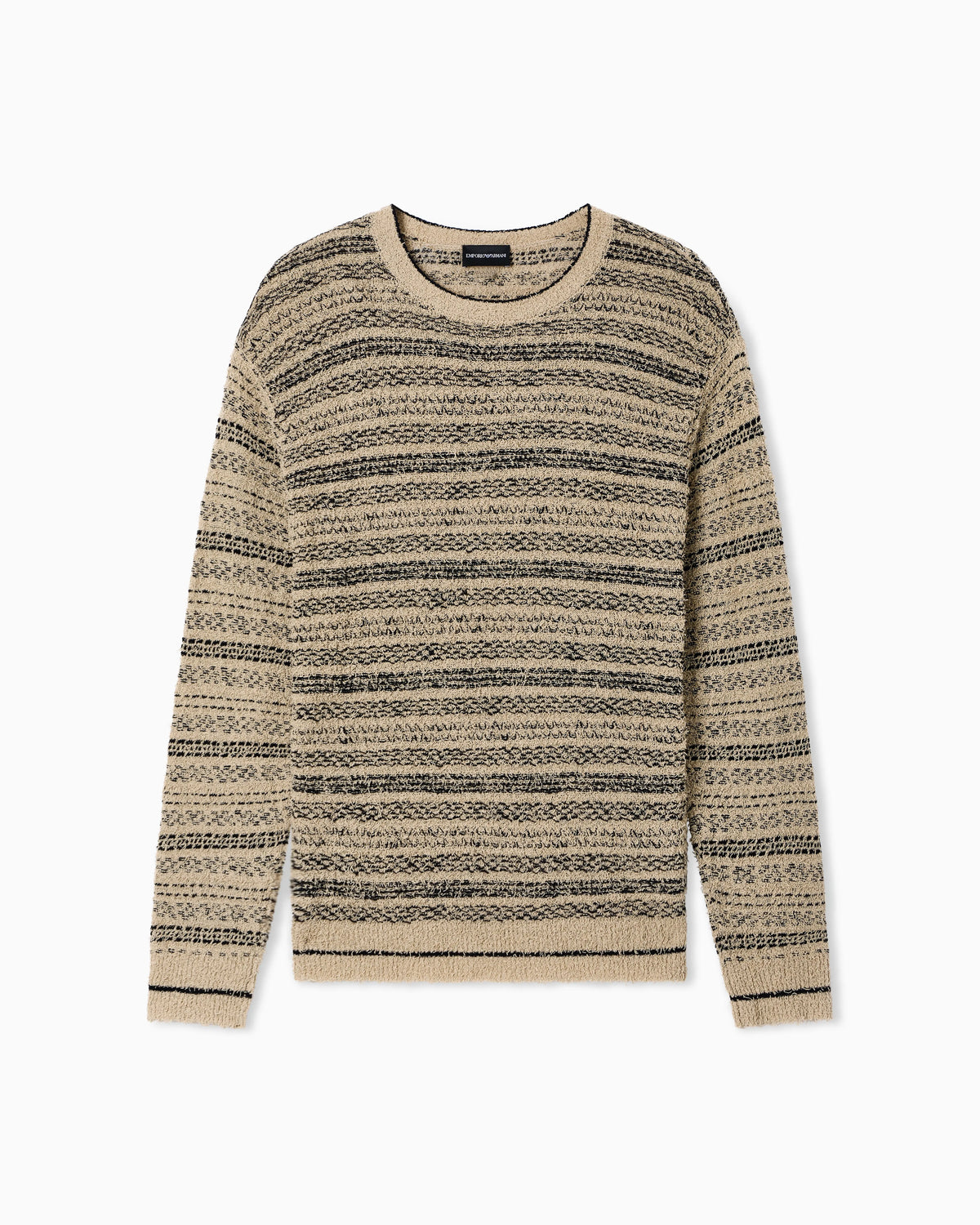 Jacquard motif loose knit jumper