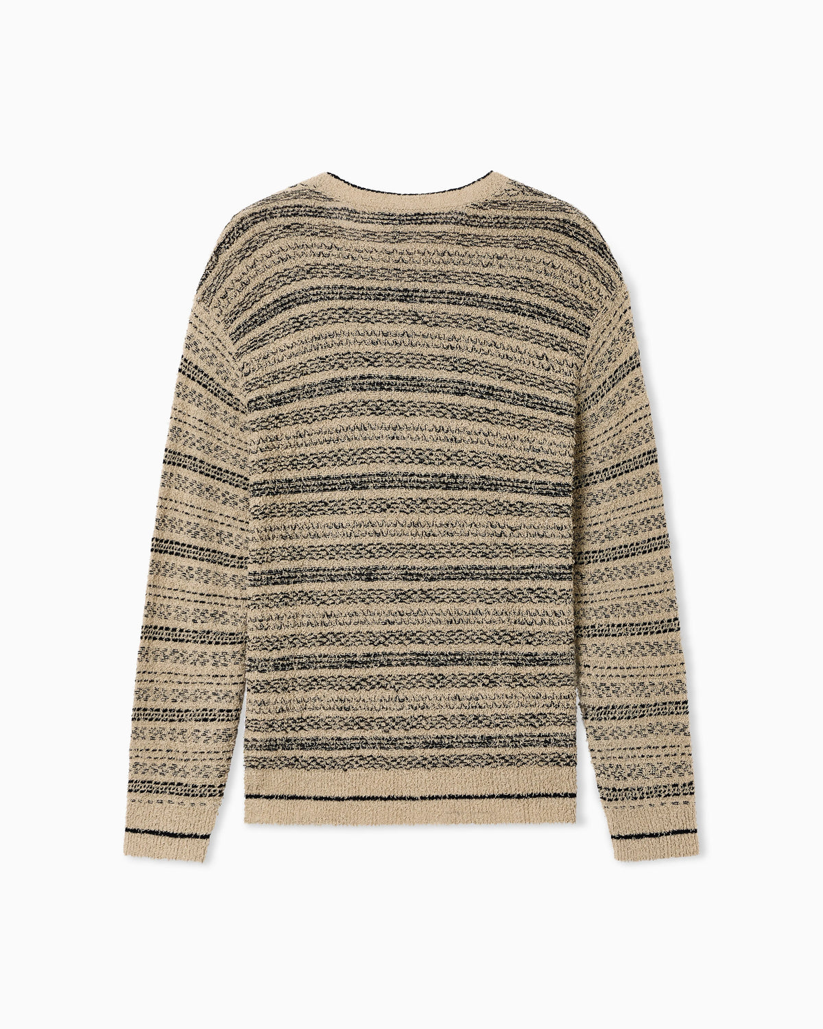 Jacquard motif loose knit jumper
