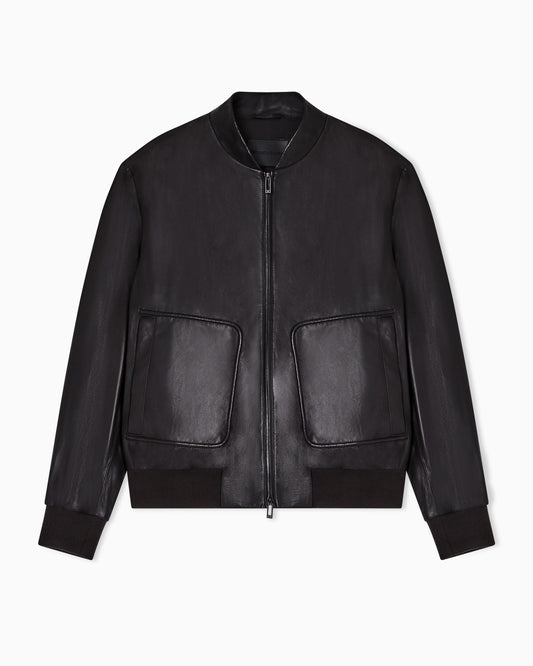 Plonge nappa-leather blouson