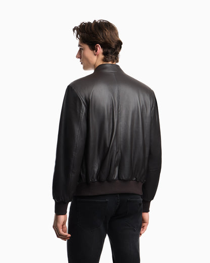 Plonge nappa-leather blouson