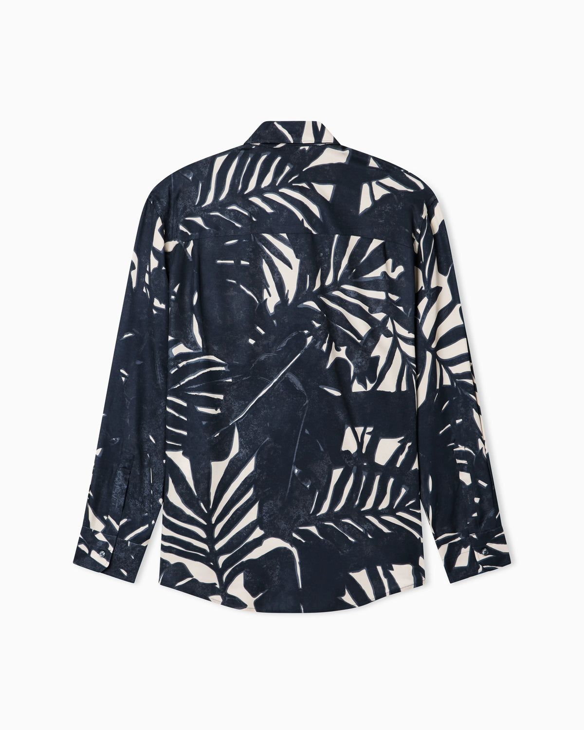 Comfort-fit, fluid viscose shirt with an all-over print