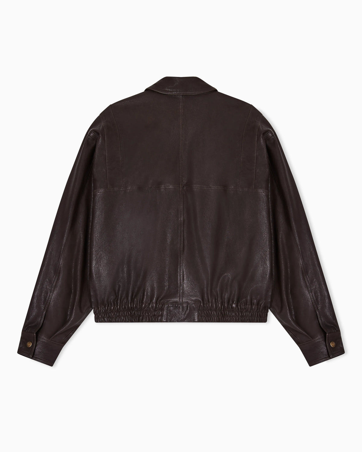 Washed, vegetable-tanned nappa blouson
