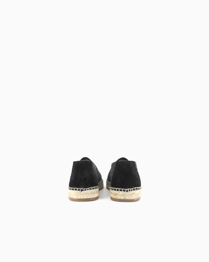 Jacquard espadrilles with all-over logo lettering