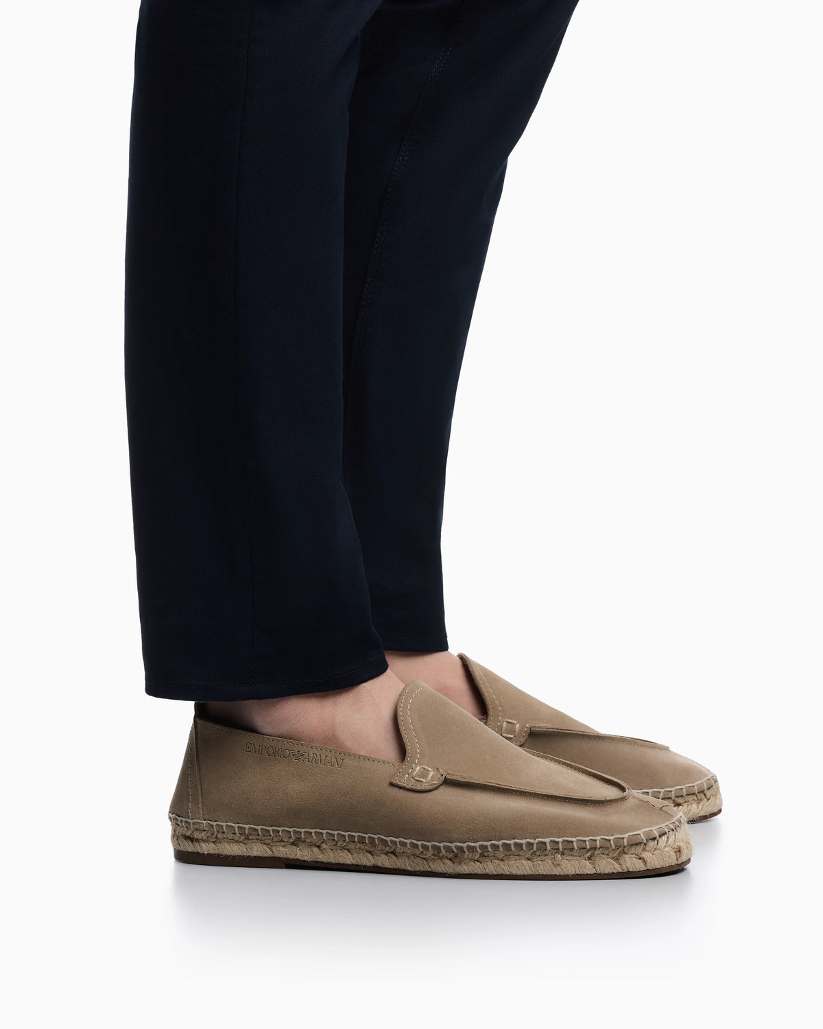 Velour suede espadrilles