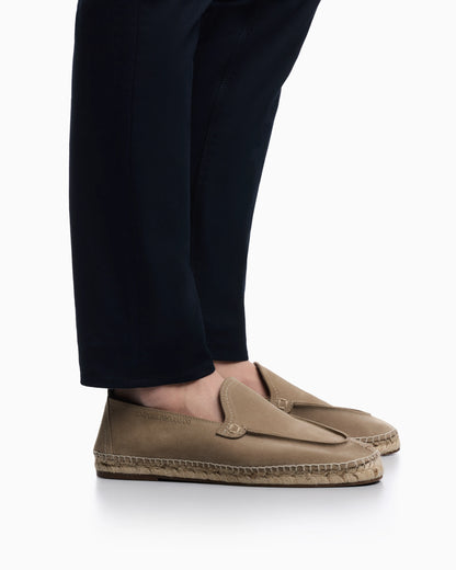 Velour suede espadrilles