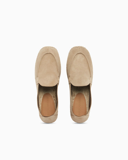 Velour suede espadrilles