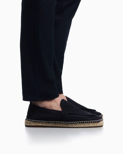 Velour suede espadrilles