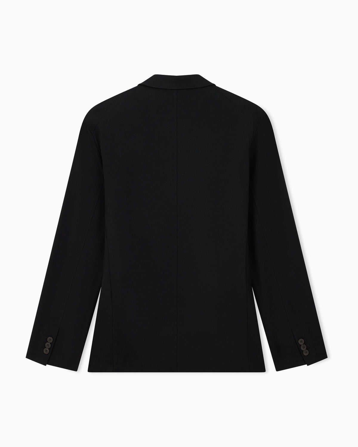 Single-breasted jacket in waffle-effect armure fabric