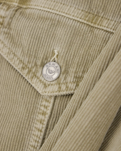 Blouson jacket in cotton with reactive dye