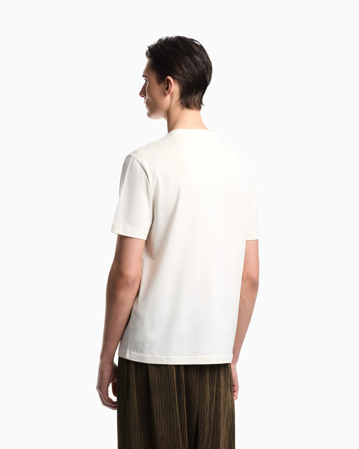 Jersey T-shirt with embroidery and print