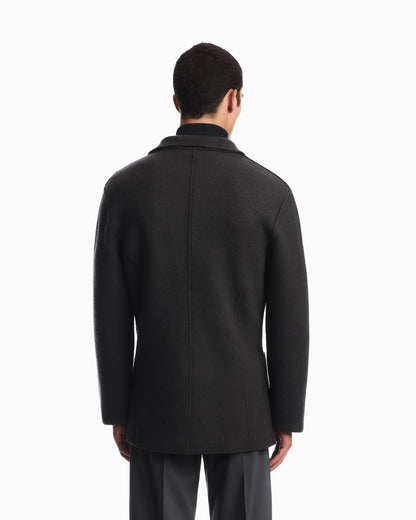 Signature Capsule Collection boiled wool jacket