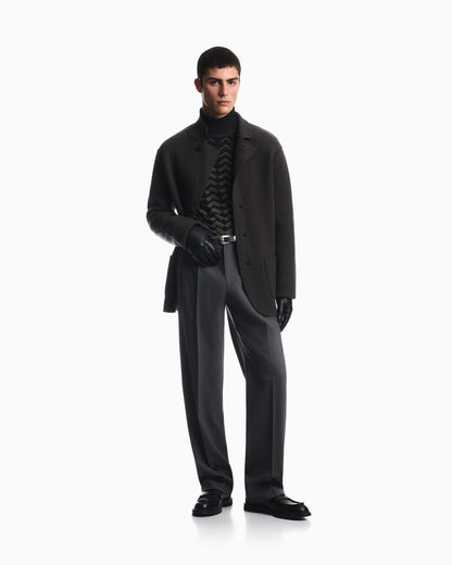 Signature Capsule Collection boiled wool jacket