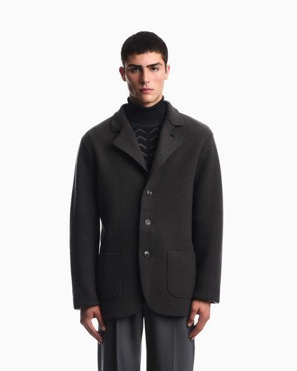 Signature Capsule Collection boiled wool jacket