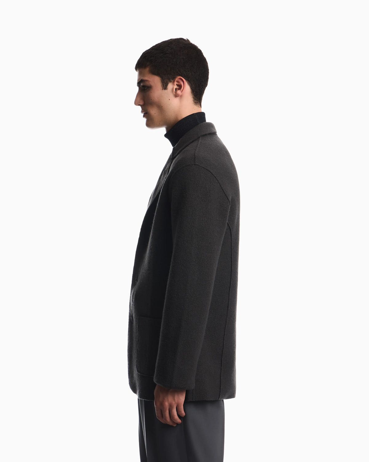 Signature Capsule Collection boiled wool jacket