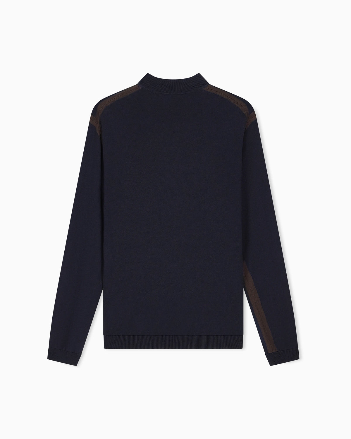 Lyocell blend sweater with inlay details