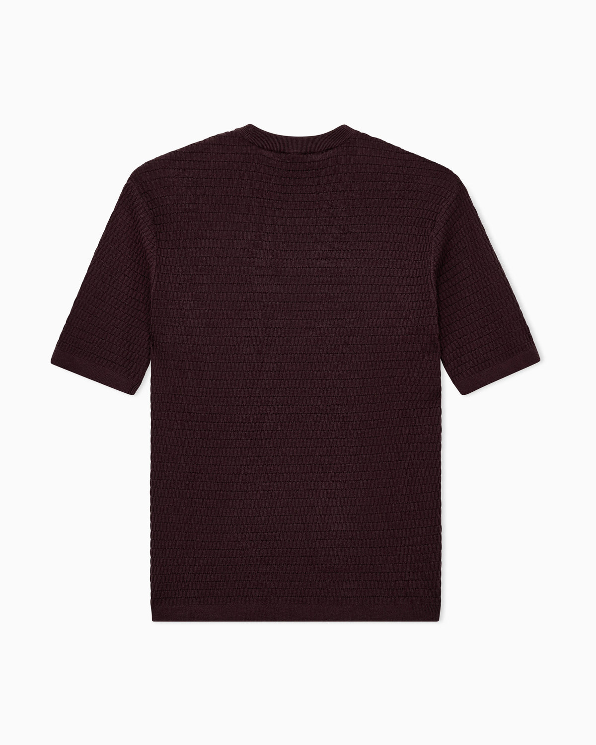 Virgin wool sweater with textured knit