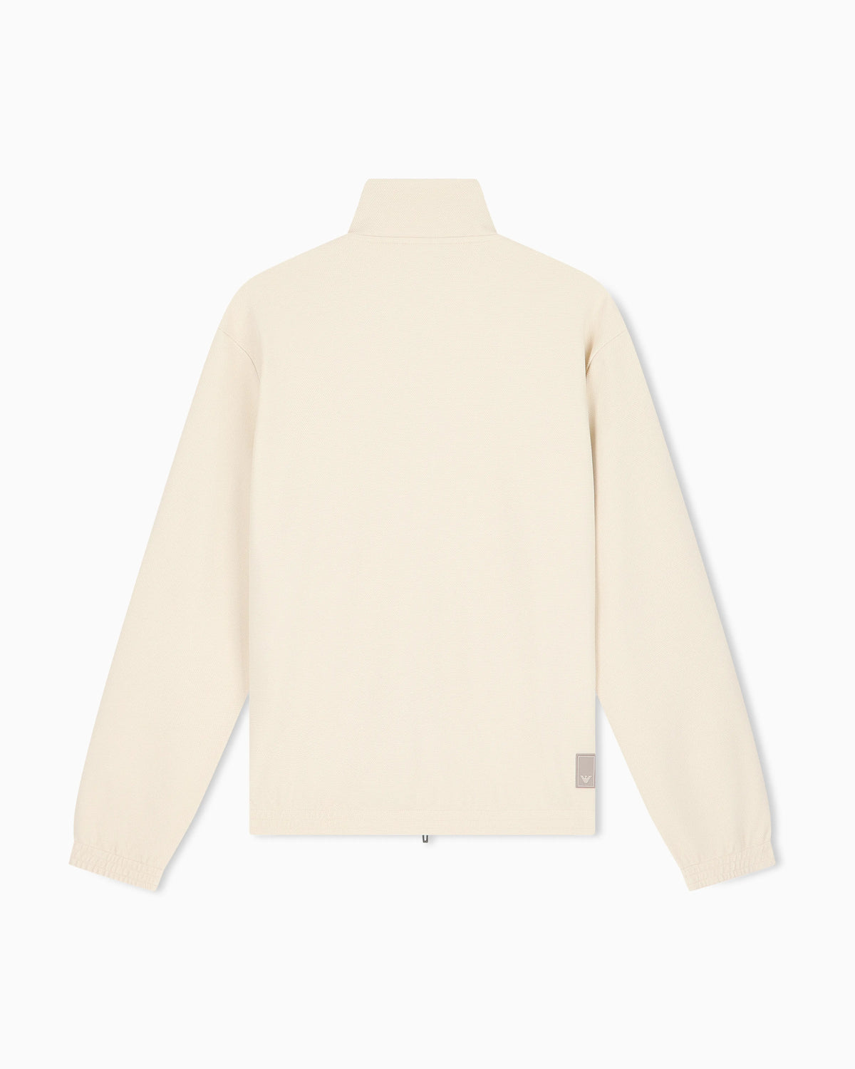Full-zip sweatshirt in piqué jersey Travel Essential