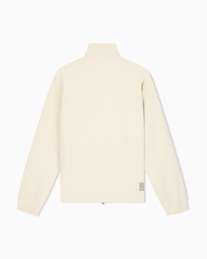 Full-zip sweatshirt in piqué jersey Travel Essential