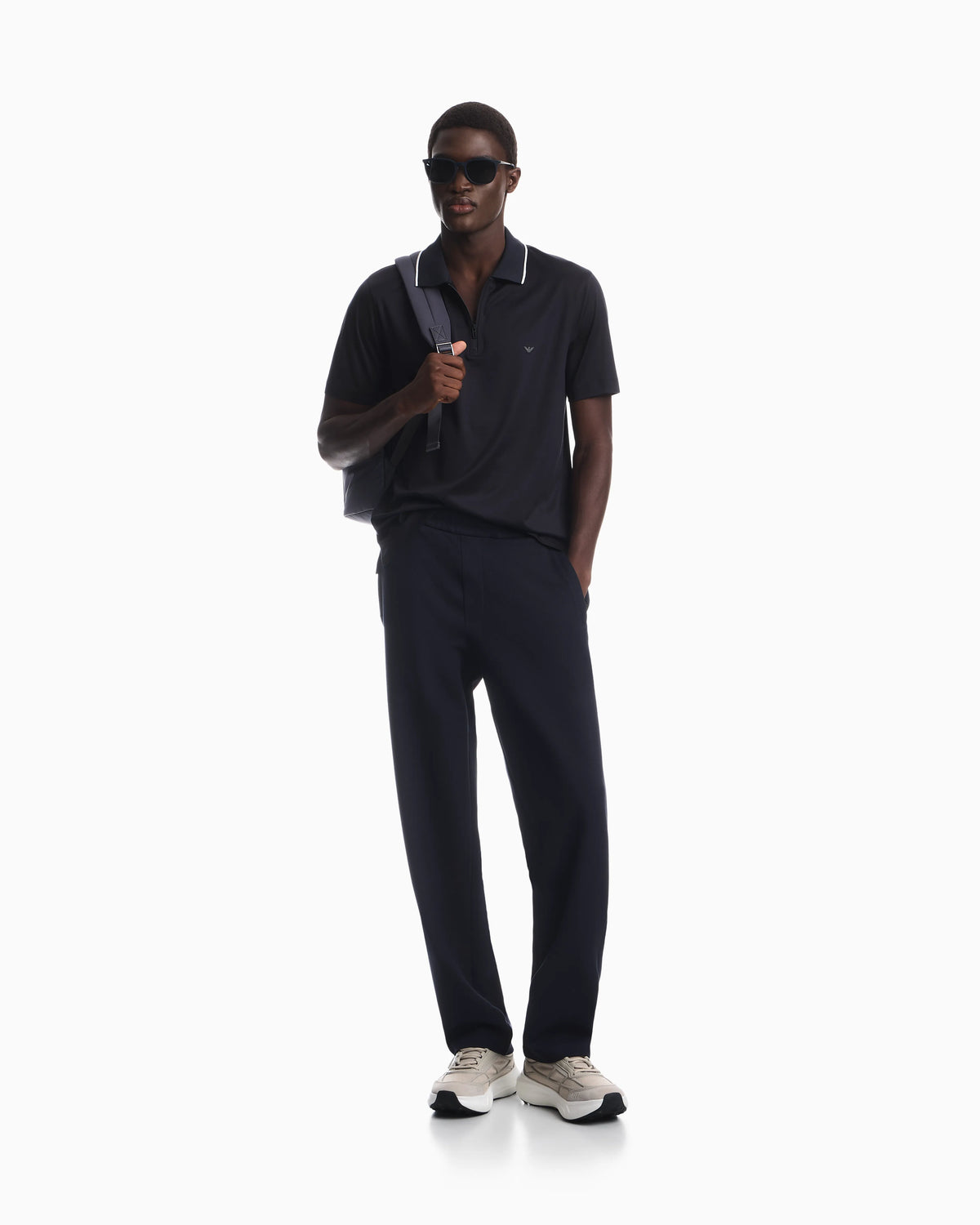 Travel Essential lyocell blend jersey polo