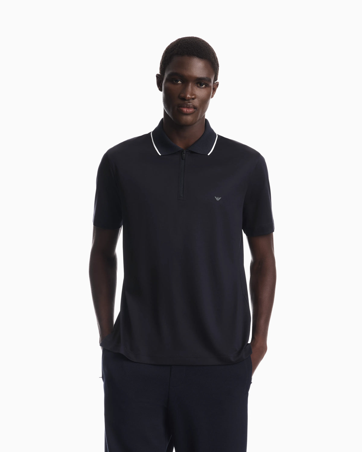 Travel Essential lyocell blend jersey polo