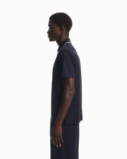 Travel Essential lyocell blend jersey polo