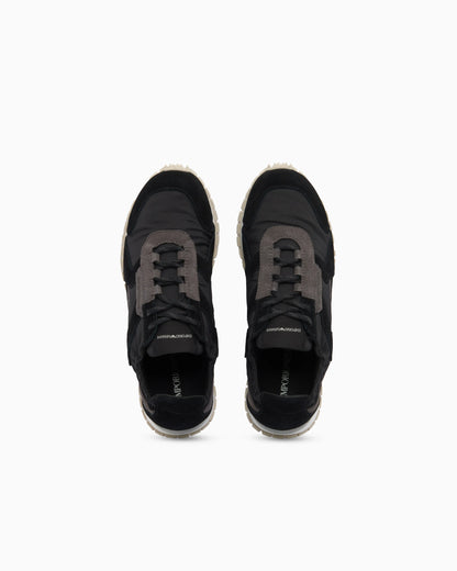 Suede and nylon sneakers Hong Kong Capsule collection