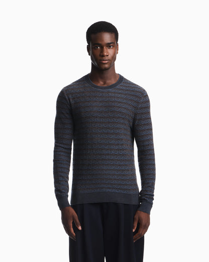 Signature Capsule Collection jacquard virgin-wool jumper