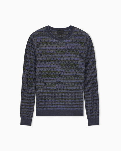 Signature Capsule Collection jacquard virgin-wool jumper
