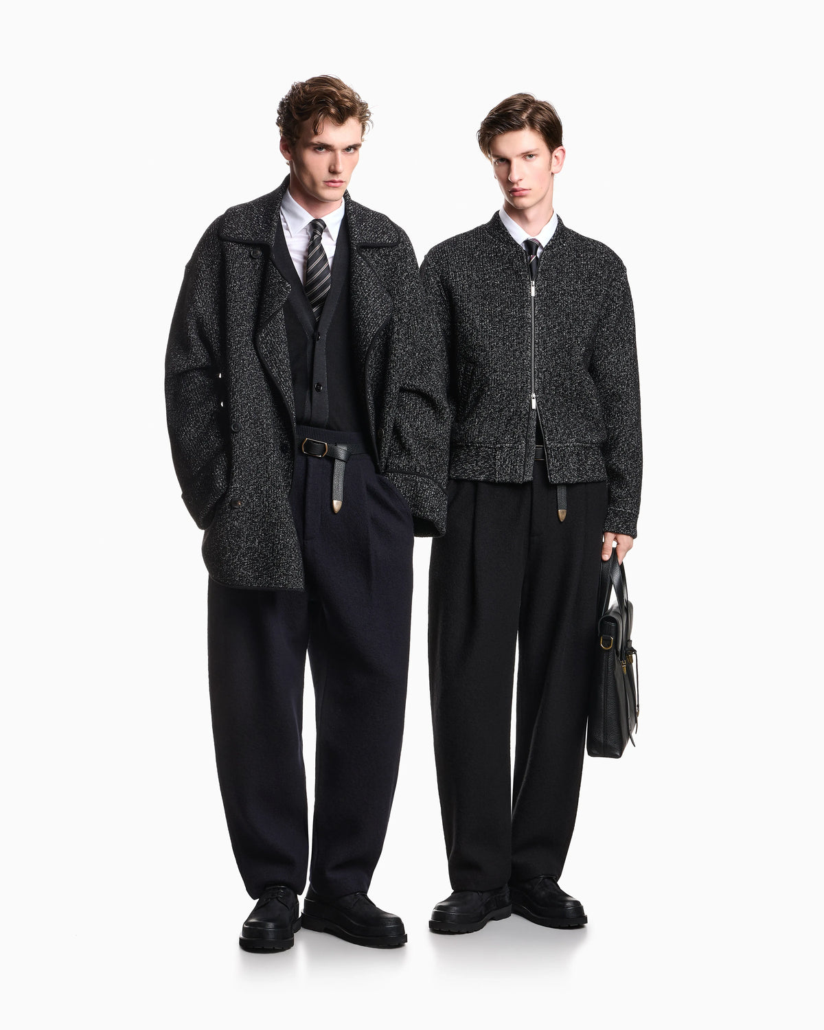 Blouson in mélange wool blend Signature Capsule