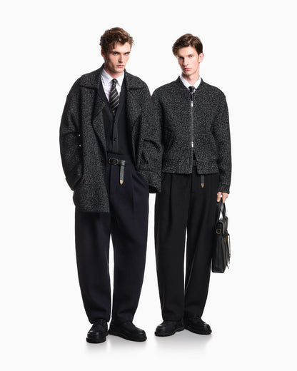 Blouson in mélange wool blend Signature Capsule