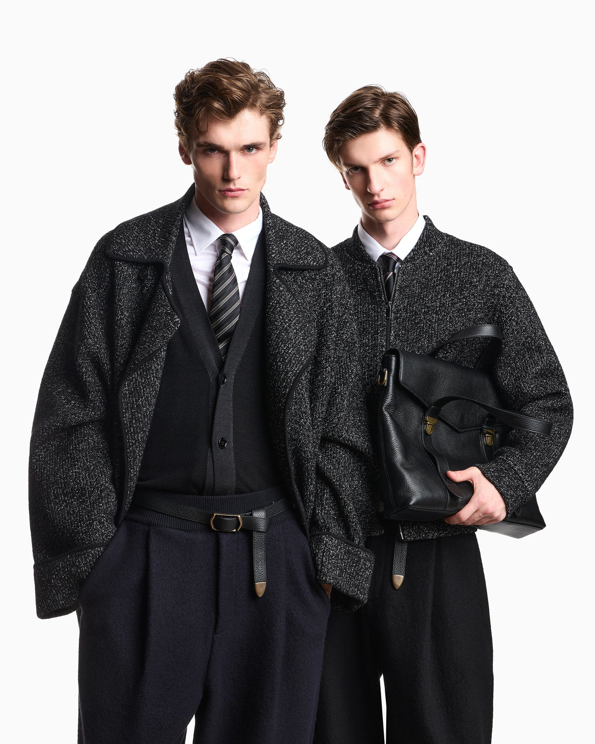 Blouson in mélange wool blend Signature Capsule