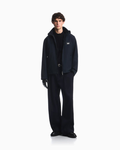 Ribbed chenille sweater with Signature Capsule logo