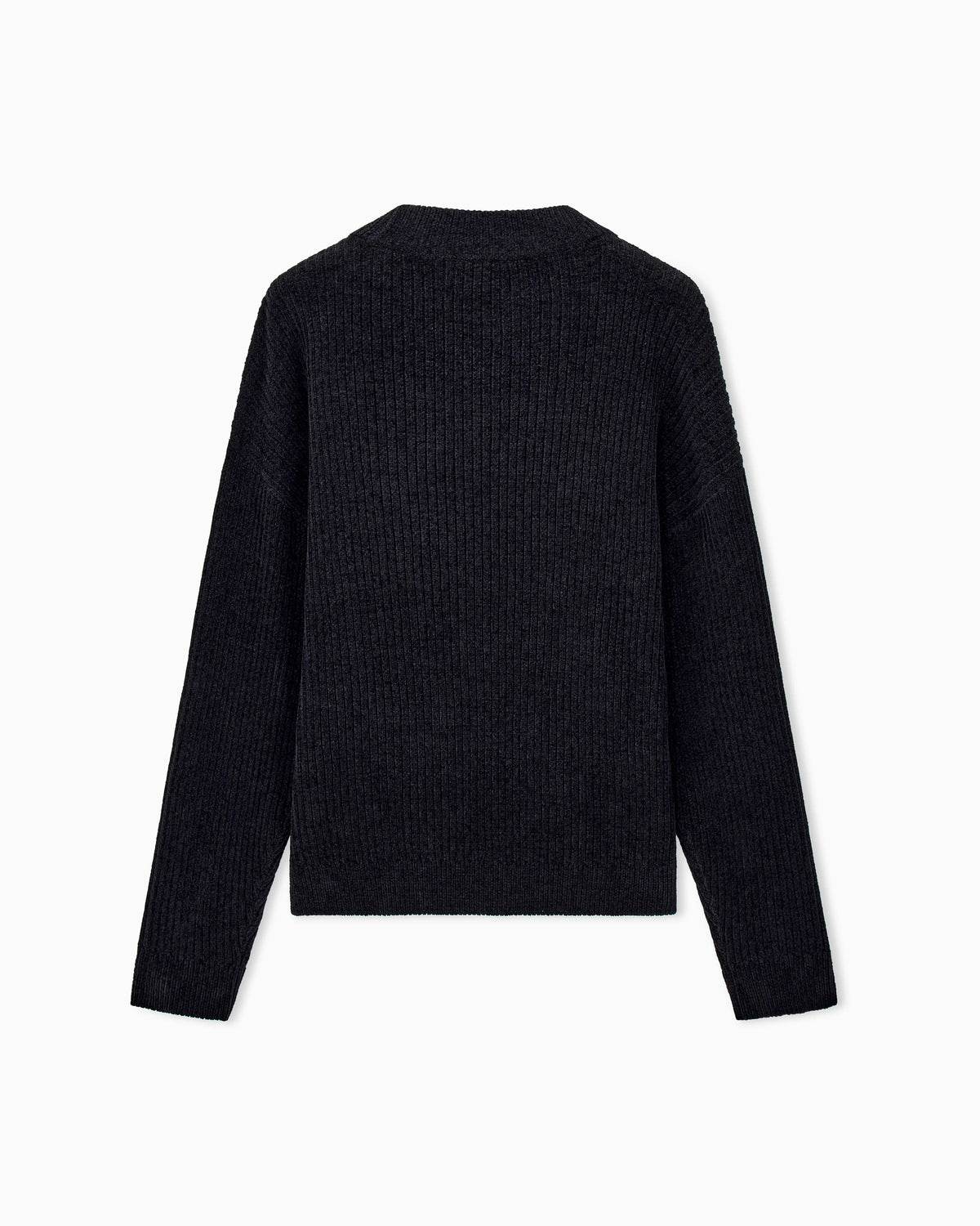 Ribbed chenille sweater with Signature Capsule logo