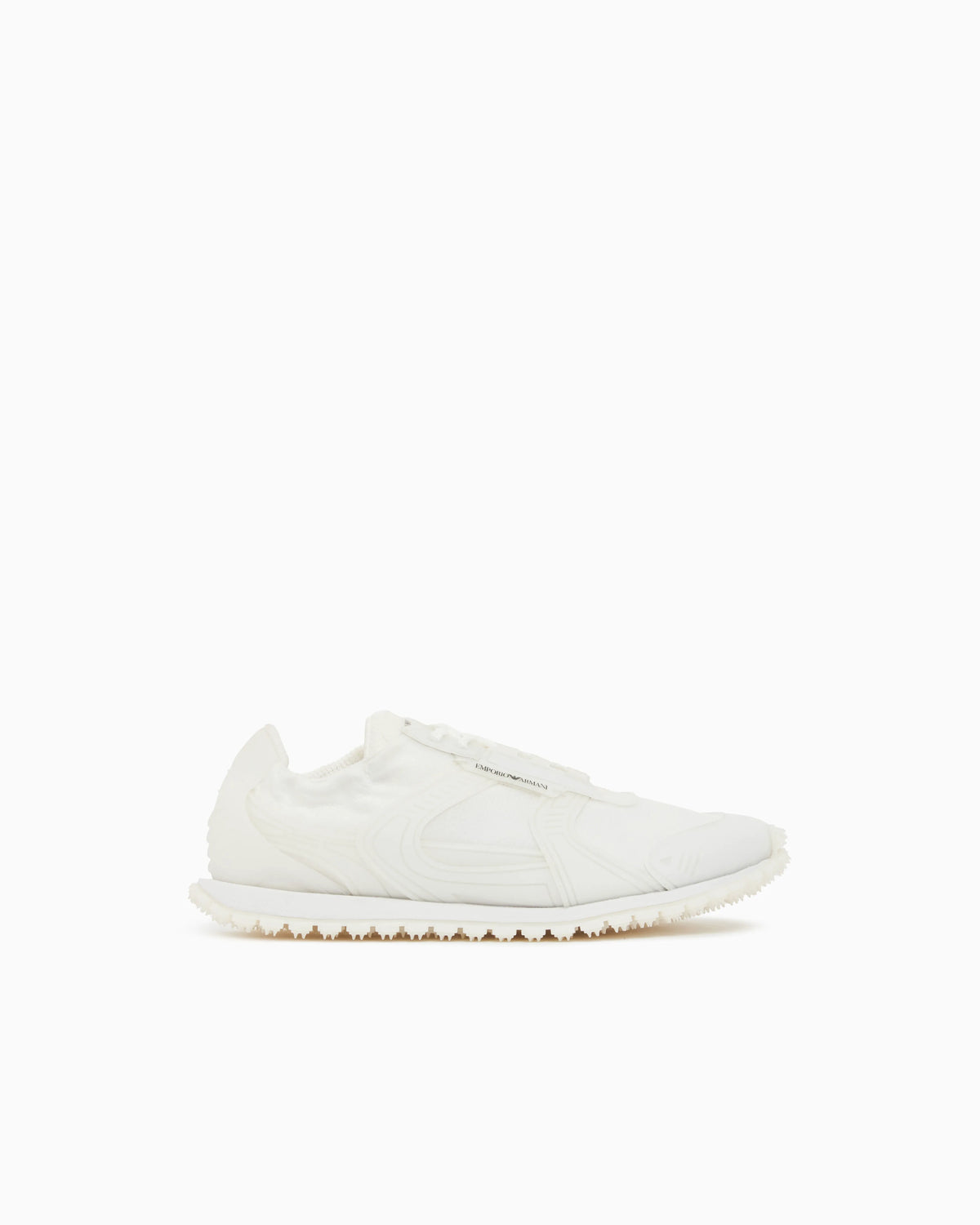 Sneakers in ripstop and mesh with textured rubber sole