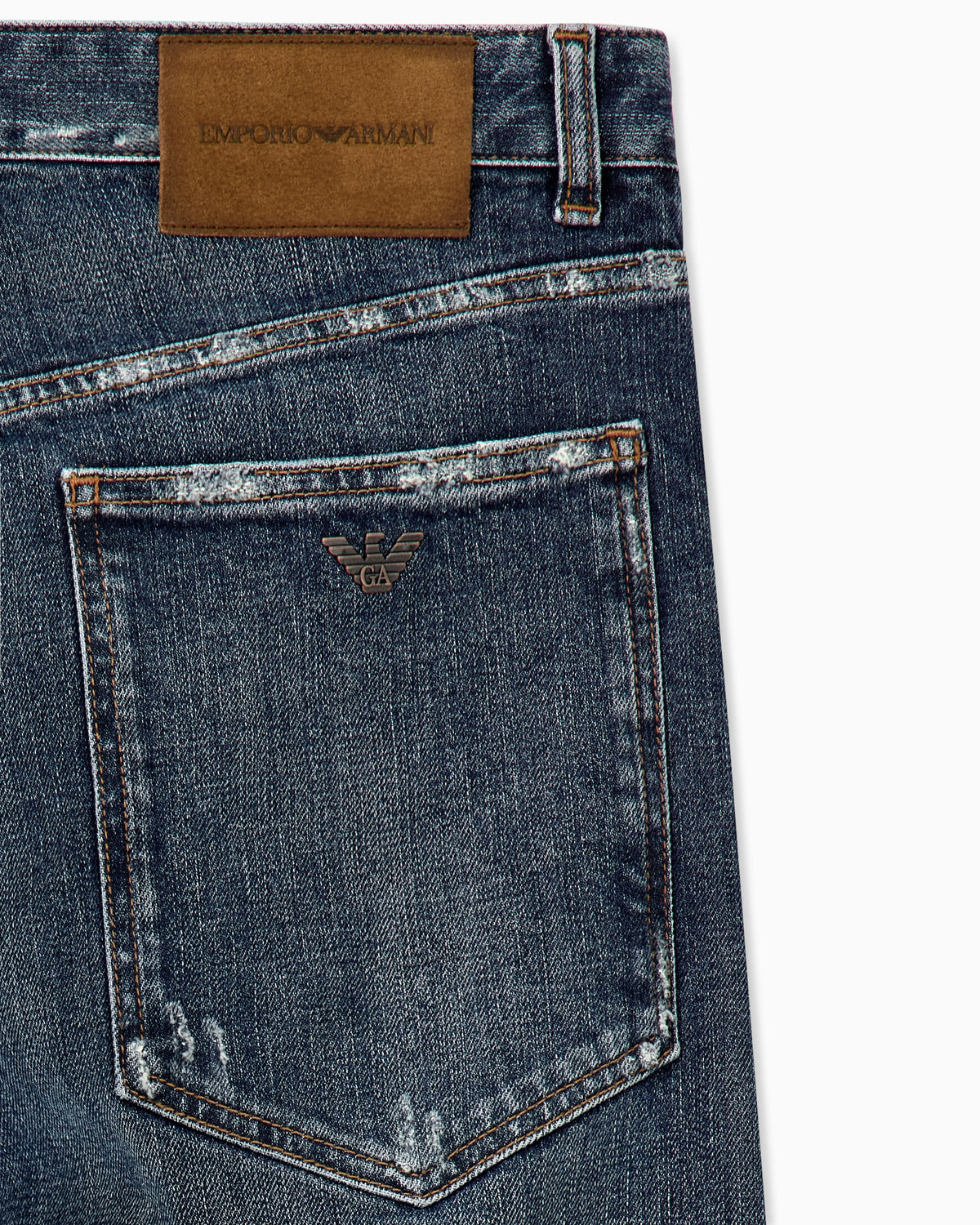 Five-pocket jeans regular fit with stone wash