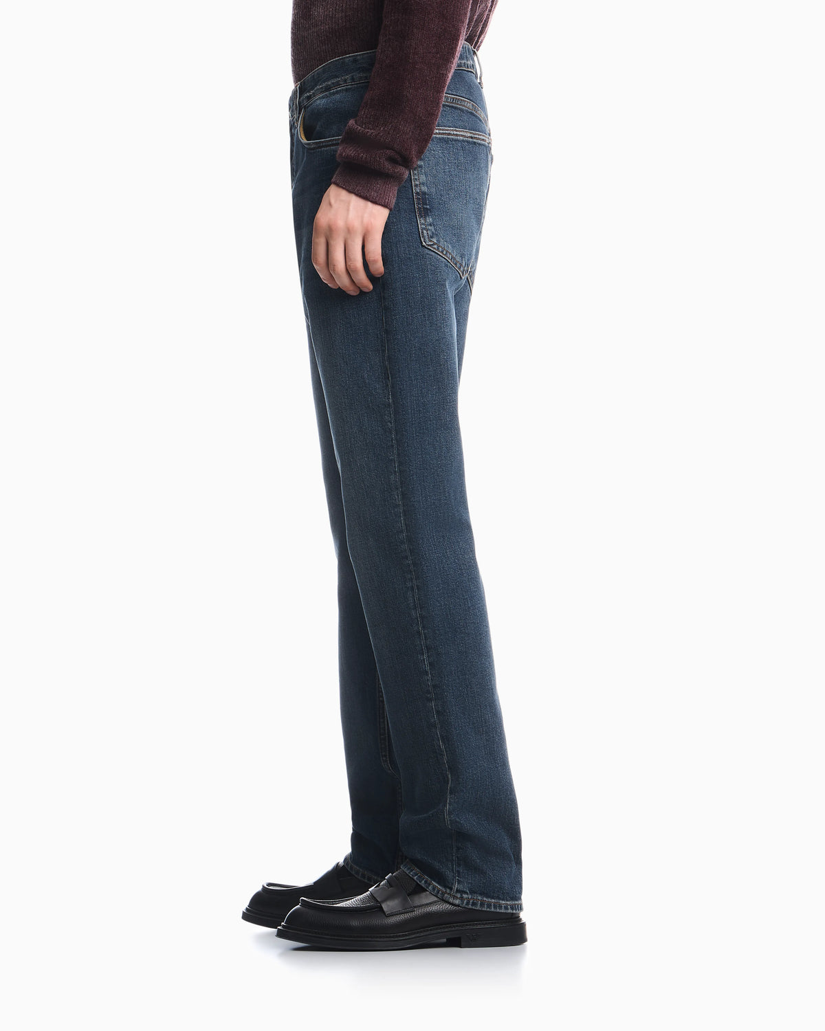 Five-pocket jeans regular fit with stone wash